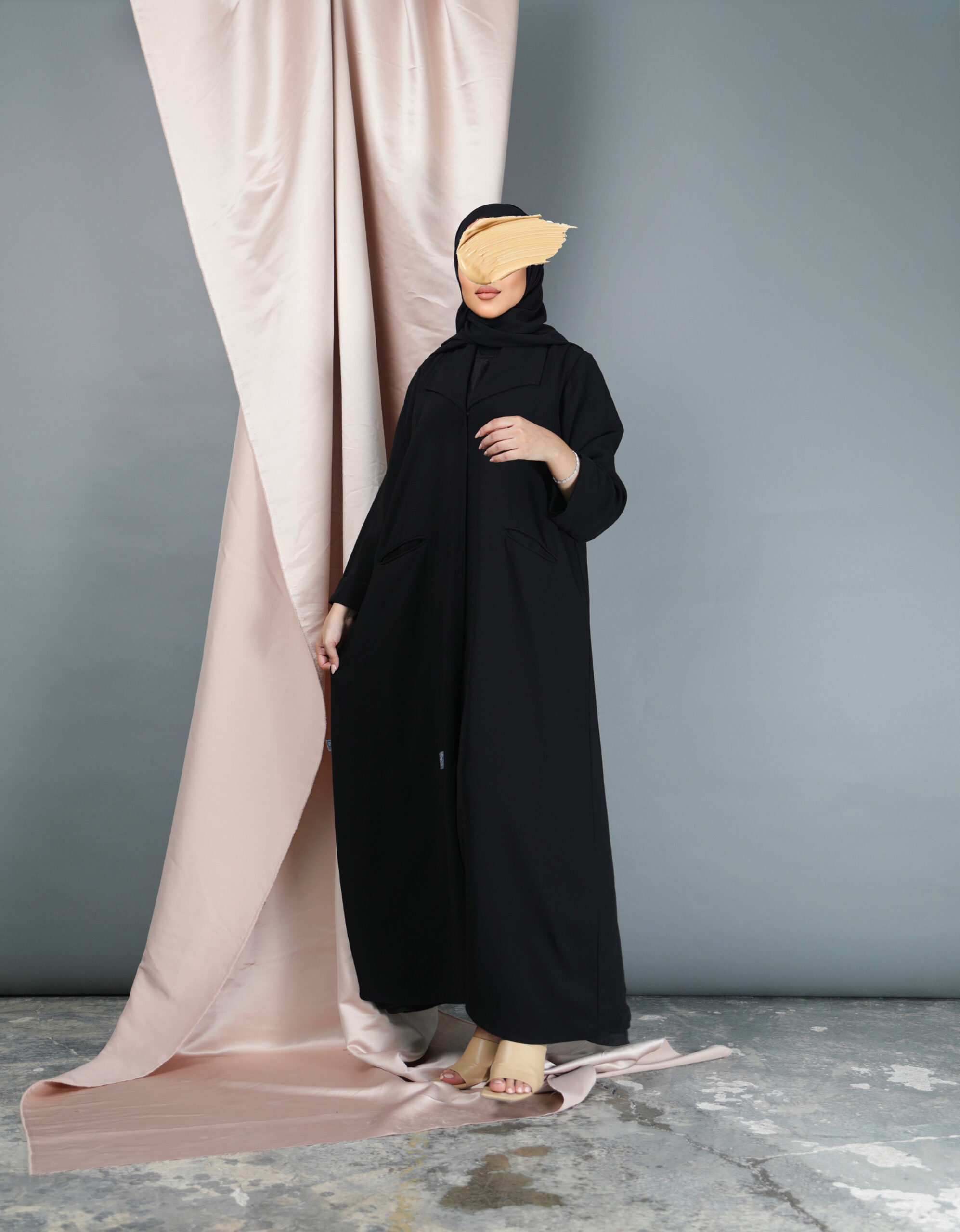 Plain Abaya OA3